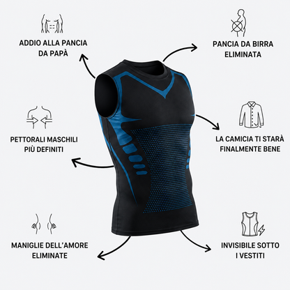 Canotta a compressione da uomo