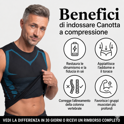 Canotta a compressione da uomo