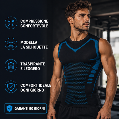 Canotta a compressione da uomo