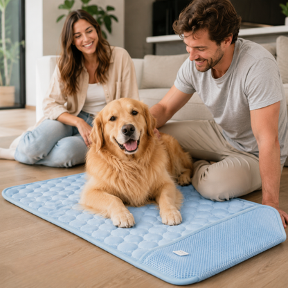 Alfombrilla refrescante transpirable y lavable para perros