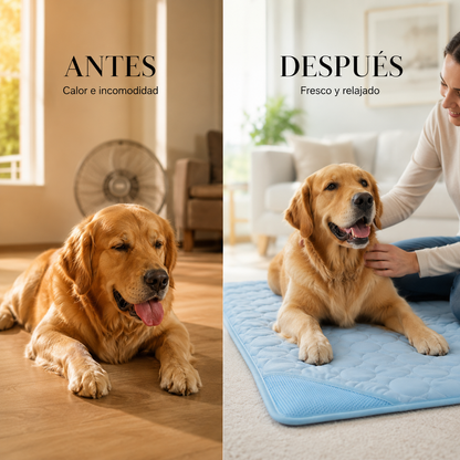 Alfombrilla refrescante transpirable y lavable para perros