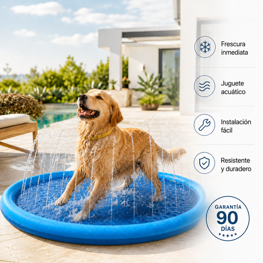 Alfombra acuática refrescante para perros