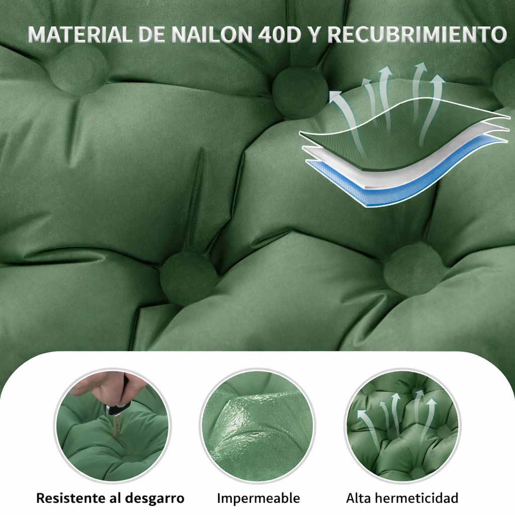Colchón ultraligero y compacto