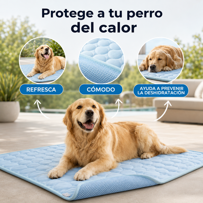 Alfombrilla refrescante transpirable y lavable para perros